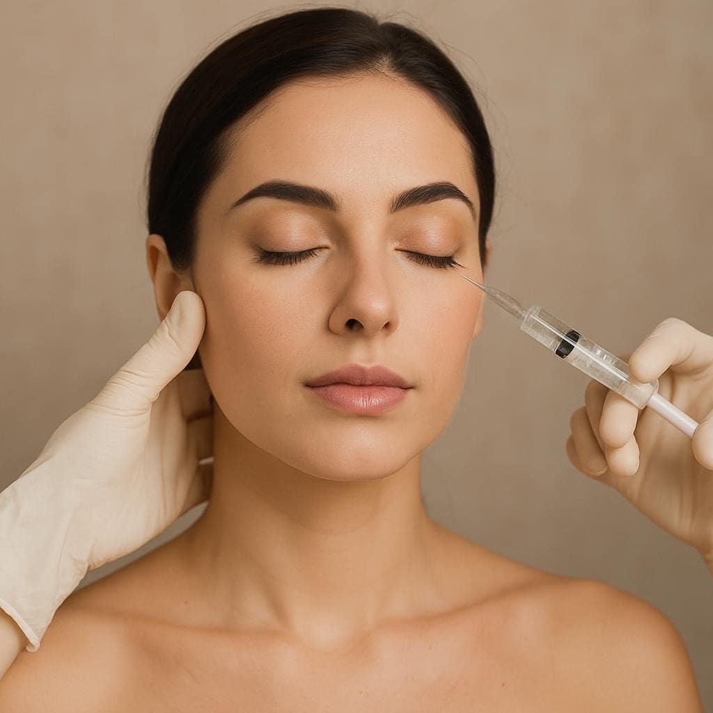 Trattamento di medicina estetica viso eseguito da professionisti Igea61 per il ringiovanimento cutaneo e il benessere della pelle